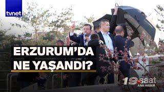 Erzurum’da İmamoğlu’nun mitinginde taşlı saldırı: Miting sonrası neler yaşandı, tepkiler ne oldu?