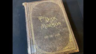 The "Lehi First Ward" 1906 printing of the Book of Mormon at the Hutchings Museum, Lehi Utah