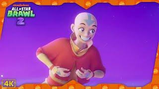 Nickelodeon All-Star Brawl 2 ⁴ᴷ Arcade Mode (Aang gameplay)