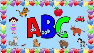 ABC, вивчаємо англійський алфавіт, букви та звуки.