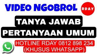  WHATSAPP HOTLINE RDAY 0812 898 234 Cara Menjalankan ILMU RDAY Agar Hutang Lunas 27-09-2024