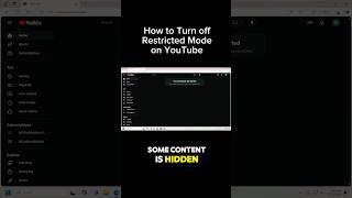 How to Turn Off Restricted Mode on YouTube in 5 seconds