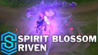 Spirit Blossom Riven Skin Spotlight - League of Legends