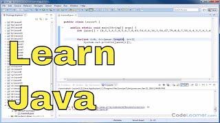 Java Tutorial - 05 - Using Array Length Instance Variable