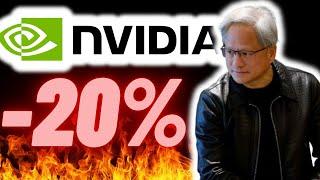 NVIDIA Has Crashed 20% From All Time Highs! | GREAT Time To BUY? | NVDA Stock Analysis! |