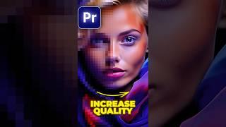 How to INCREASE VIDEO QUALITY in Premiere Pro #premierepro