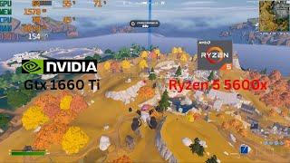 1660 TI Fortnite Competetive Settings Gameplay