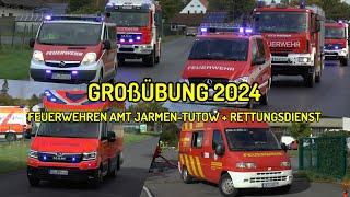 [GROßFEUER AGRARBETRIEB]   EINSATZFAHRTEN ZUR GROßÜBUNG IM AMT JARMEN-TUTOW