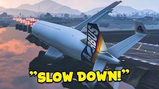 Landing Goes Wrong in GTA 5 FiveM Flight Simulator