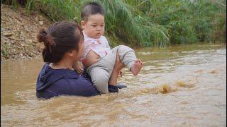 Single mother and 6-month-old baby struggle as storm hits unexpectedly