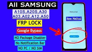 Samsung A1O/A20/A30/A32/A50 FRP Bypass | Google Account Bypass Without PC New Method 2024