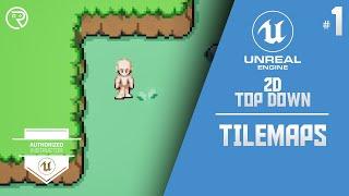 Unreal Engine 5 Tutorial -  2D Top Down Game Part 1: Tilemaps