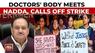 Kolkata Horror: Resident Doctors Call Off Strike After Meeting JP Nadda, Demands Probe