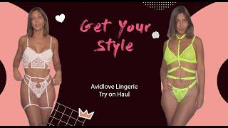 Avidlove | Try On Haul with LittleFitDevil  | Cute Lingerie for 2023