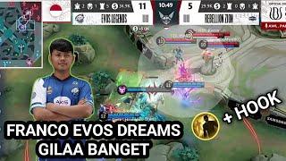 MOMEN FRANCO EVOS DreamS COMBO HOOK FLICKER - MOBILE LEGENDS