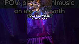 Animusic IRL #lasersynth #animusic #futureretro #retro #synthesizer