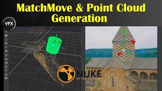 Matchmove & Point Cloud Generation | Nuke Tutorial | Camera Tracking | VFX