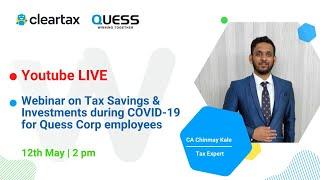 Investing during Covid-19 and Saving Taxes in FY 2020-21