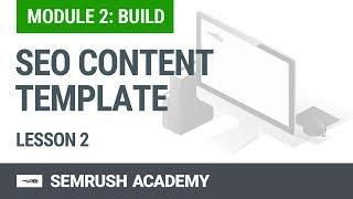Module 2. Lesson 2. SEO Content Template