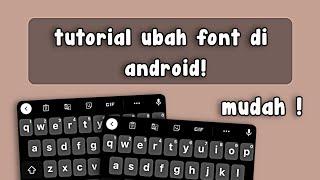 Cara Merubah Font Android Menjadi Font iPhone || flozthetic