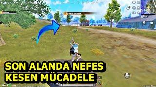 SON ALANDA NEFES KESEN MÜCADELE ! EFSANE MAÇ BATUR GAME  SOLO SQUAD PUBG MOBİLE