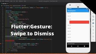 Flutter: Swipe to dismiss/delete ListView Tutorial