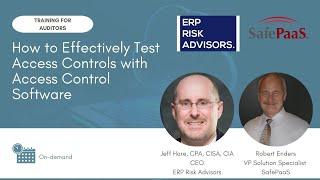 How to Effectively Test Access Controls with Access Control Software Part 1