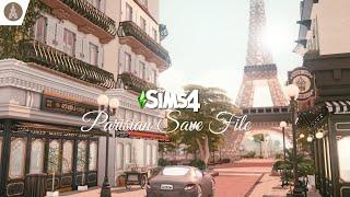 Parisian Save File - Boutique and perfume store - the Sims 4 (NOCC)