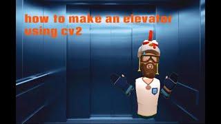 how to make an elevator in rec room