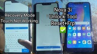 Huawei Nova 3i (INE-LX2R & LX1R) Hard Reset + Frp Touch Not Working Fix (Unlock Tools) 2024