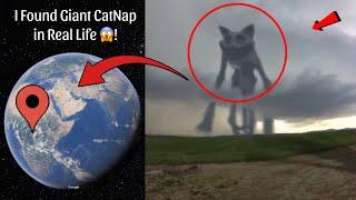 I Found Very Giant CatNap in Real Life On Google Earth and Google Maps !