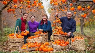 Baking Persimmon Pie! A Sweet Oriental Slice of Winter Comfort