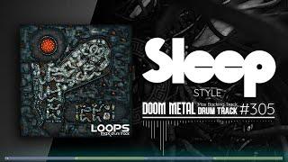 Doom Metal Drum Track / Sleep Style / 100 bpm