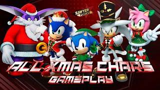 Sonic Forces Speed Battle: ALL XMAS Characters Gameplay ️