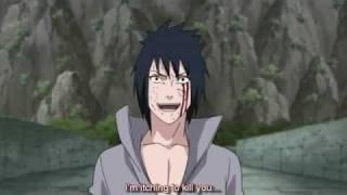 Sasuke's epic evil laugh moment -  Naruto Shippuden 214 HD