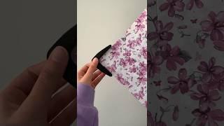 Envelope making #papercraft #card #envelope #asmr #diy #handmade #bts #purple #flower #floral #fyp