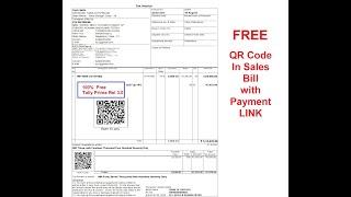 QR Code in Sales Bill, Party Ledger- Tally Prime Rel 3.0