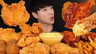 ASMR MUKBANG BEST FRIED CHICKEN & JAMAICAN JERK CHICKEN & KFC FRIED CHICKEN MUKBANG COMPILATION