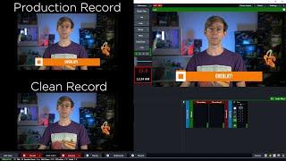 How to record your output with no overlays.