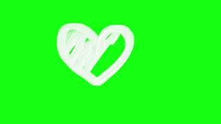 green screen l intro/overlays/effect/drawing/heart/oilpaint chunky