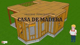 proceso constructivo de una casa de madera (primer nivel) Pt. 1