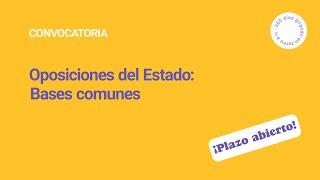 Oposiciones del Estado: estas son las bases comunes | Mundopositor 