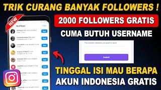 CARA MENAMBAH FOLLOWERS INSTAGRAM GRATIS 2024 PERMANEN