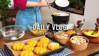 Daily life of a housewife / roll inari bento , favorite pumpkin recipes /japanese Vlog