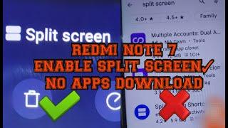 #REDMINOTE7 | MIUI 12.5 UPDATED | REDMI NOTE 7 SPLIT SCREEN ENABLED | PROBLEM SOLVED 
