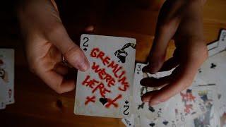 ASMR Gremlin cards TAPPING