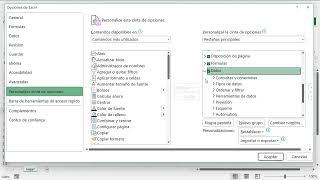 Cómo activar el comando OBTENER DATOS EXTERNOS en Microsoft Excel ?