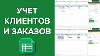 Учет заказов и клиентов в Гугл таблице: БЕСПЛАТНАЯ CRM, готовый шаблон