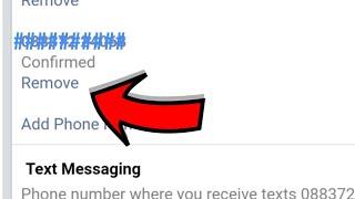 How to remove primary phone number in Facebook