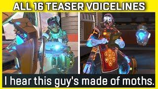 ALL Apex Legends Season 10 Voice Line Teasers For NEW LEGEND (In-Game Footage)